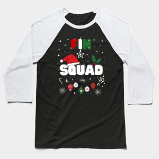 FIN Squad Festive Christmas Finance Accounting CPA Cute Baseball T-Shirt